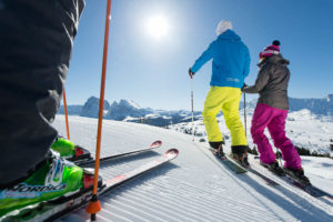 Vista perfetta sulle piste da sci dell'Alpe di Siusi